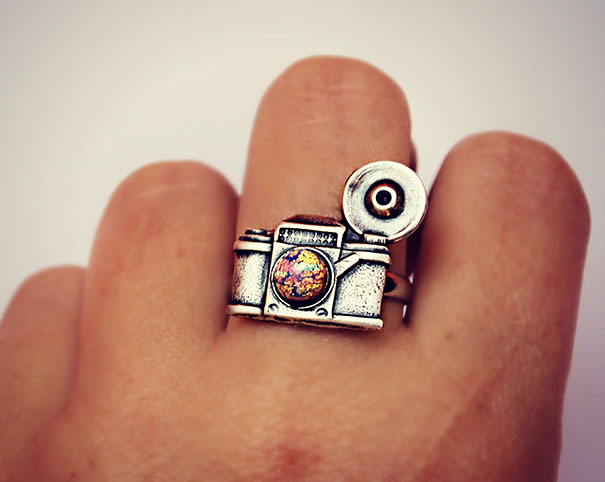 Silver Camera Ring