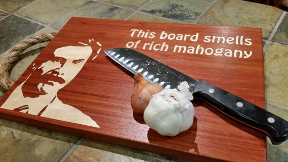 knife - This board smells of rich mahogany