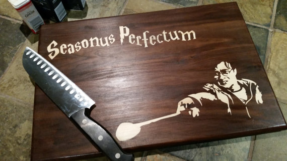 harry potter cutting board