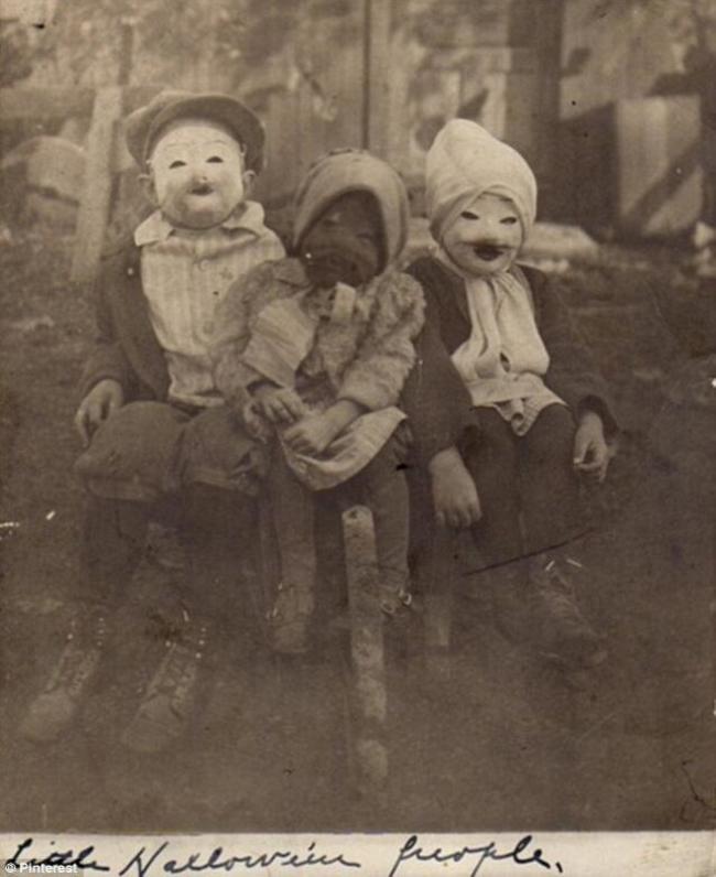 Children on Halloween