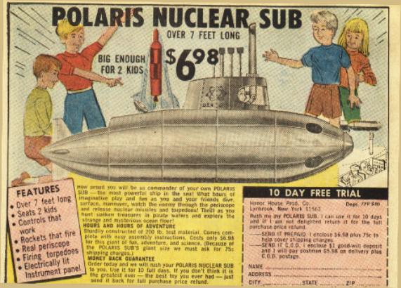 Remember that nuclear sub you always wanted from the comic books