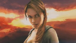 Animated pic of Lara Croft