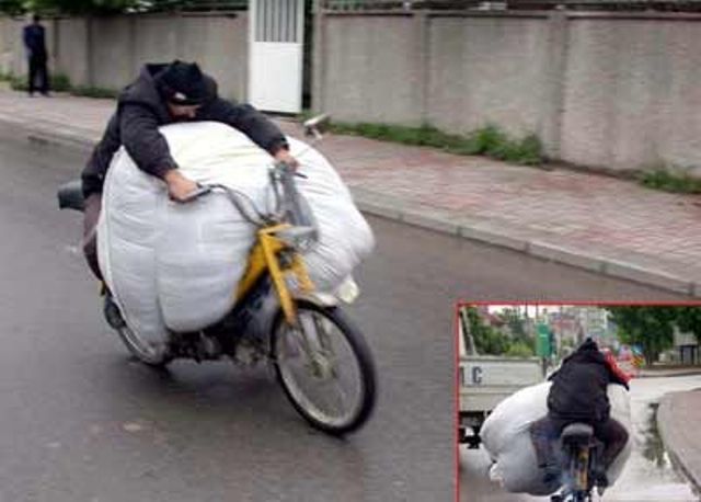 Overloaded Bike