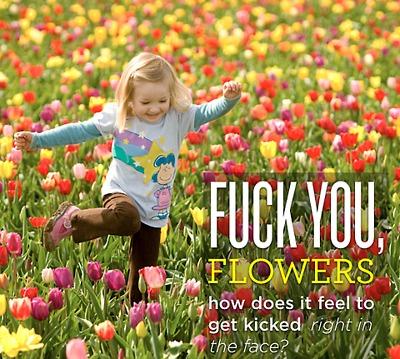 Kickin' flowers... in the face!!