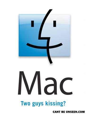 mac men kissing