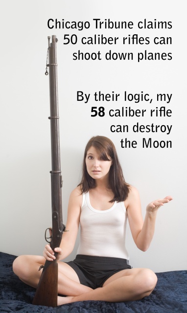 If .50 caliber rifles can shoot down planes, my .58 caliber rifle can destroy the moon!
New poster from A-HUMAN-RIGHT.com