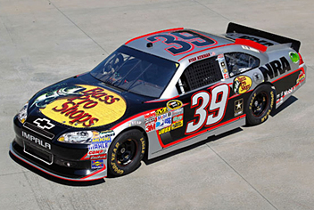 Ryan Newman's car for the Coke Zero 400 race at Daytona Speedway.
More proof guns have gone mainstream!
Long live the Bill Of Rights!