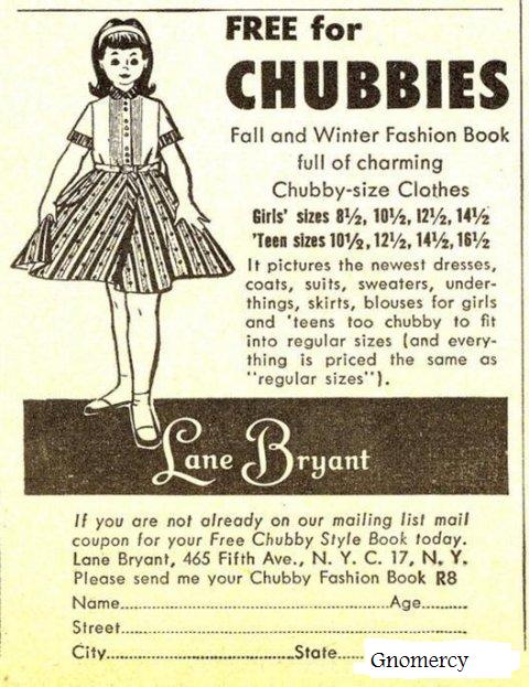 Are you fat? Buy these clothes chubbie!