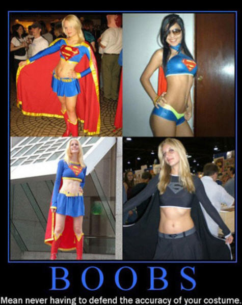 Supergirls n their boobs, nuff said 
