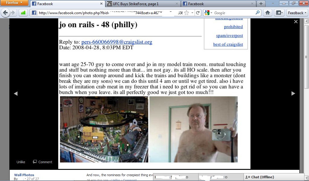 One of the creepiest craigslist post you will ever see.