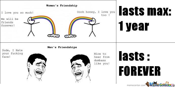 This is true lol me and my friends would greet each other with a friendly "Fck you!"