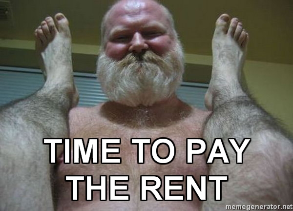 to pay the rent
