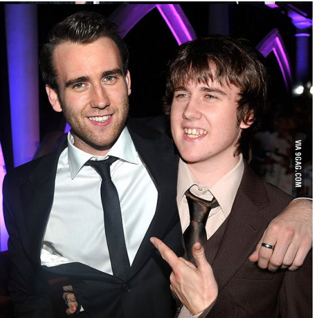 Celebrities Posing With Older Versions Of Themselves