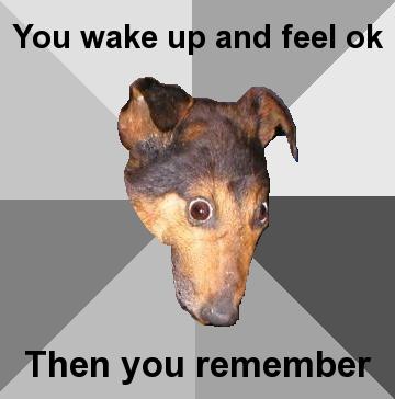 You wake up and you feel ok