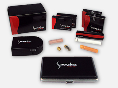 Here is what an electronic cigarette start kit looks like from Smokeless Delite electronic cigarette company. 