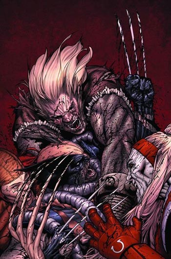 Wolverine's main villains. Sabretooth, Omega Red and Lady Death Strike.