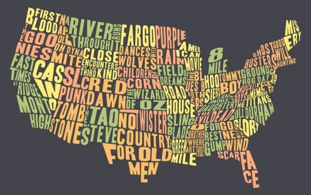 states by movies