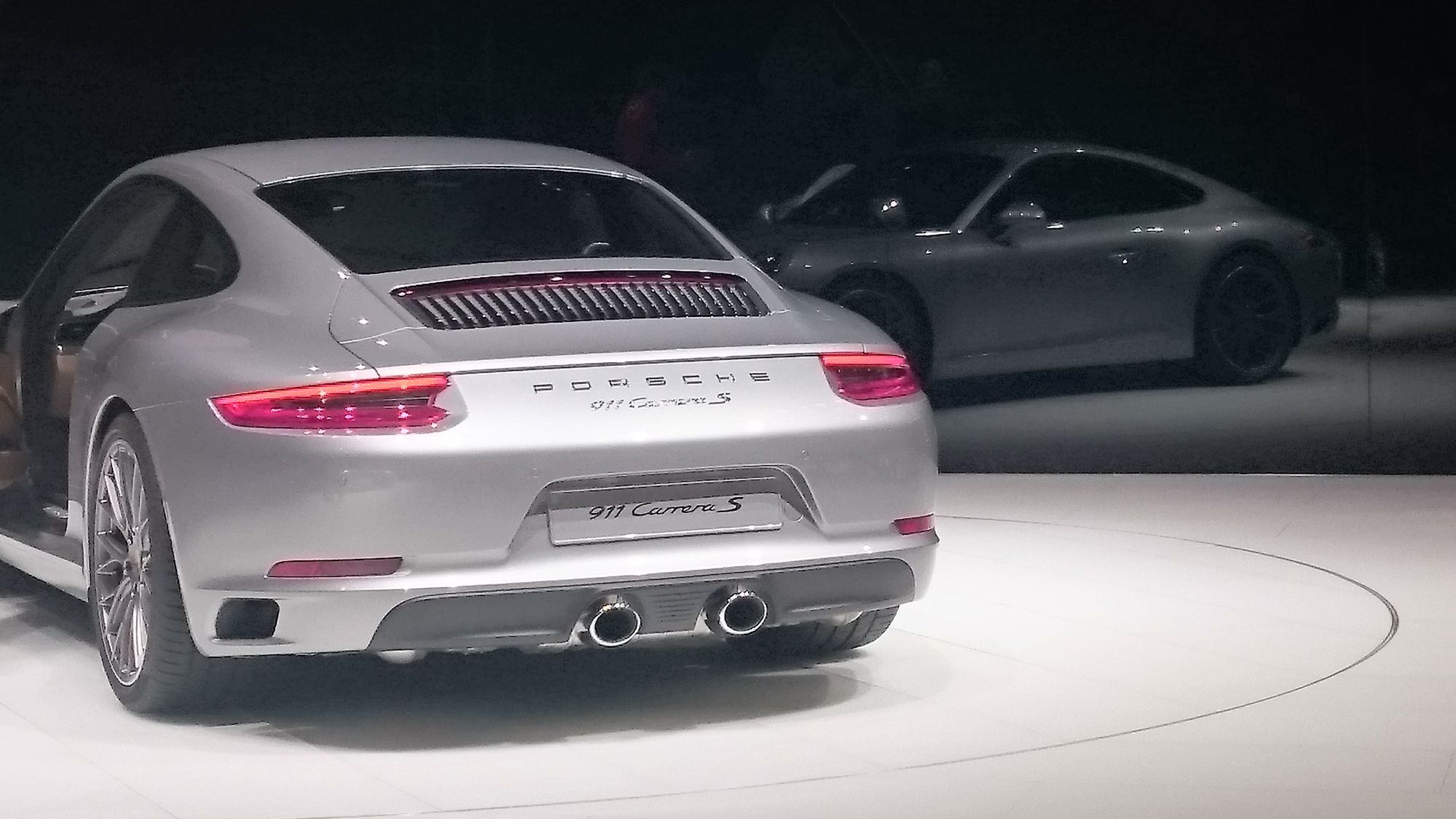 Pictures from the IAA in Frankfurt of the new Porsche