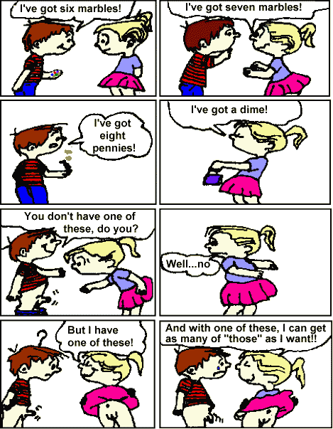 Cartoon - Joke 
Girls Win