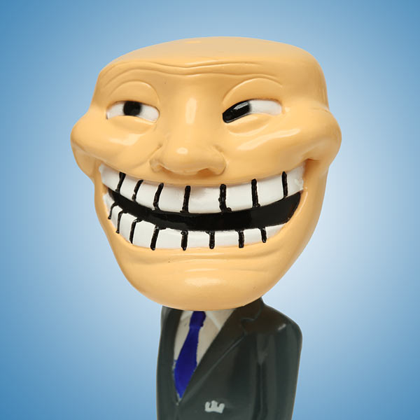 <a href="http://www.thinkgeek.com/product/f287/">Troll Face Action Figure</a> $9.99