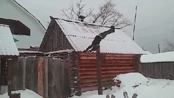 gifs - man flips over snow