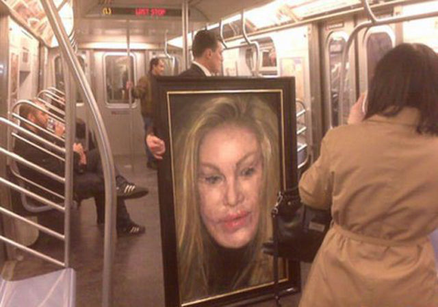 weird people on subway