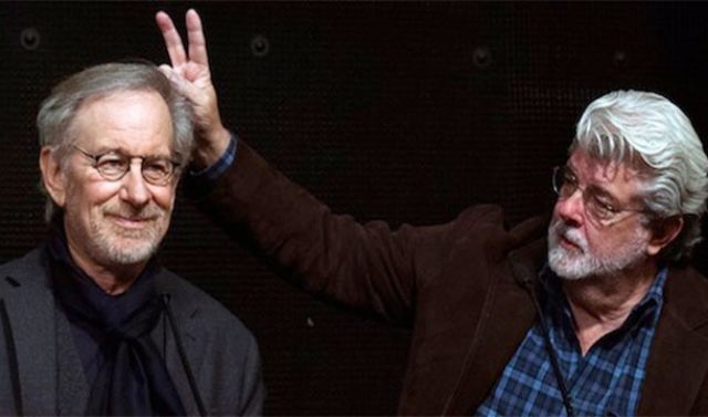 Steven Spielberg was Lucas's first choice to direct Return of the Jedi but he was part of the Director's Guild which Lucas had left on bad terms so Steven was forbidden from taking the role.