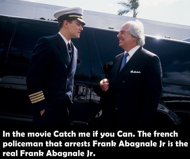 in the movie catch me if you can, the french policeman that arrests Frank Abagnale jr is the real frank abagnale jr