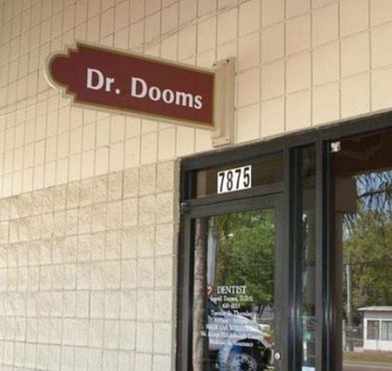 Name - Dr. Dooms 7875 Dentist