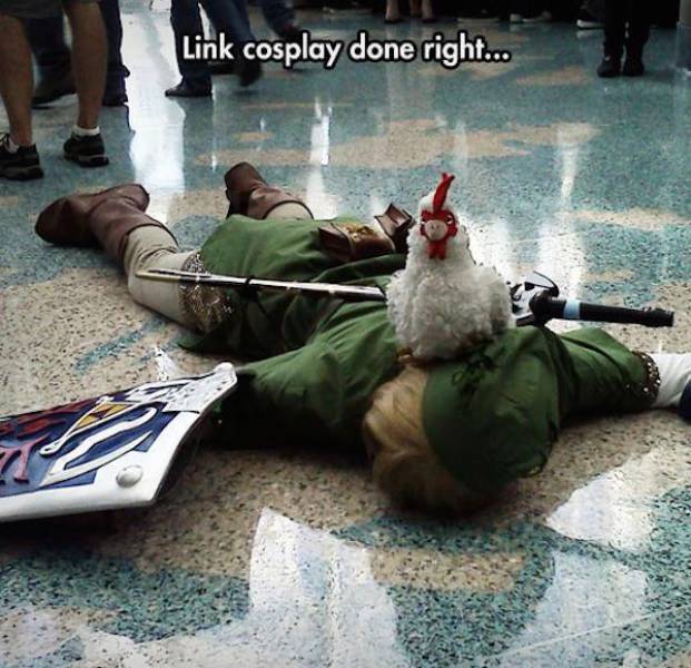 funny link cosplay - Link cosplay done right...