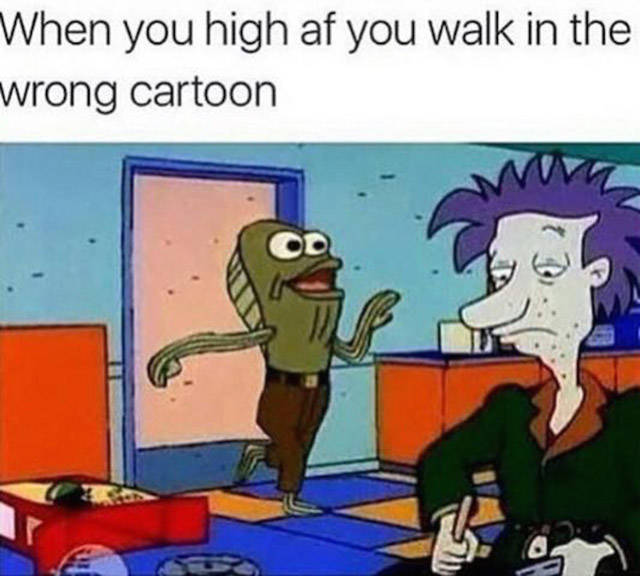 you walk in the wrong cartoon - When you high af you walk in the wrong cartoon