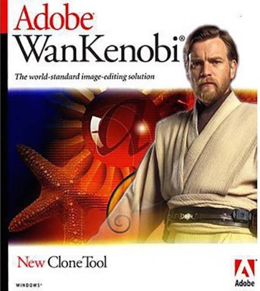 adobe wan kenobi - Adobe Wan Kenobi The worldstandard imageediting solution New Clone Tool At Windows Adobe