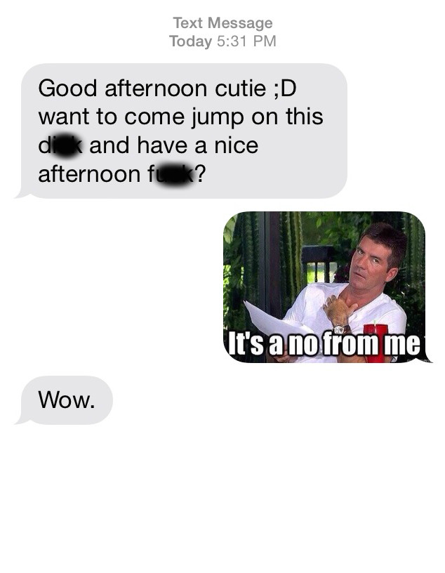 13 Perfect Responses to Inappropriate Sexts
