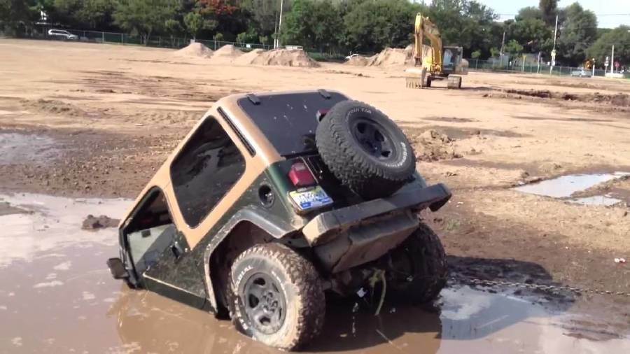 jeep stuck