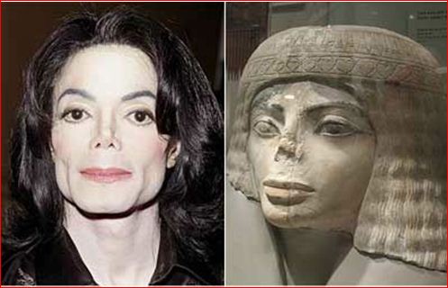 Michael Jackson / egyption statue