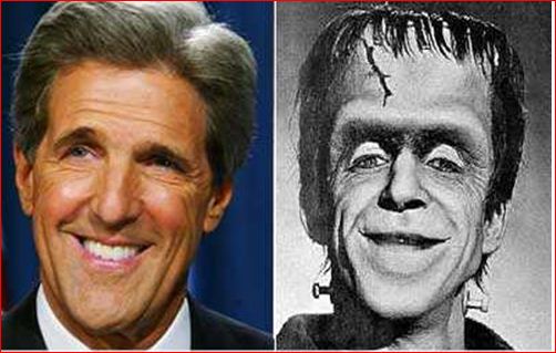 John Kerry / Herman Munster 