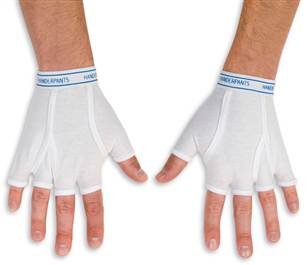 Tighty whitey underwear gloves