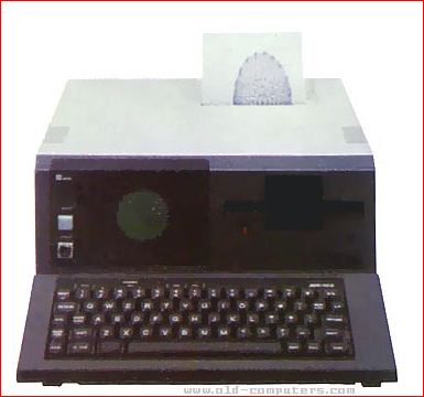The AVAL AVC 77,This lovely transportable   computer has a built-in thermal printer, 5''   monochrom display and 5''14 disk-drive.