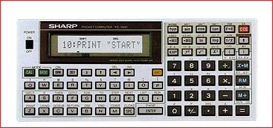 The PC-1401 was the first of a series of   pocket computers with a new concept.  It combined the advantages of a BASIC   programmable pocket computer and a scientific   calculator. Nevertheless, it was much thinner   than, for instance, the PC-1500, and well worth   its price.Therefore, the PC-14xx series was very   successful, especially among students