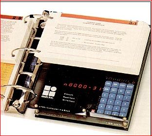 The IASIS ia-7301, also called 'Computer in a   Book' is a training computer, based on the Intel   8080 microprocessor. It was delivered with a 250   pages programming course contained in a 3-ring   binder, but without any power supply. User had   to buy it as an option !
