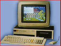 The Thomson TO 9 plus is the successor of the Thomson TO 9 which had a very short career. Its characteristics are the same than the Thomson TO 8TO 8 D. In fact, it was fully compatible with it and by the way with the Thomson MO 6. It was, like the Oric Telestrat designed to be used as a Minitel french videotext terminal server and has a built-in V23 modem 120075 bauds which was accessible under Basic.