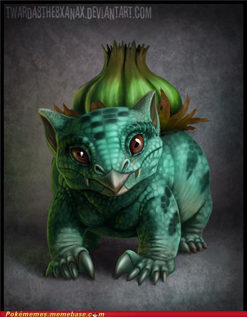 realistic pokemon bulbasaur