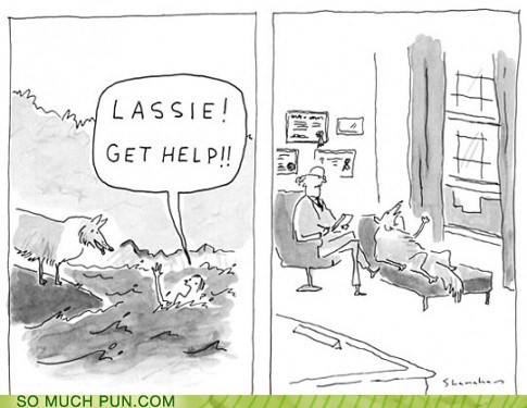lassie get help - Lassie! Get Help!! So Much Pun.Com