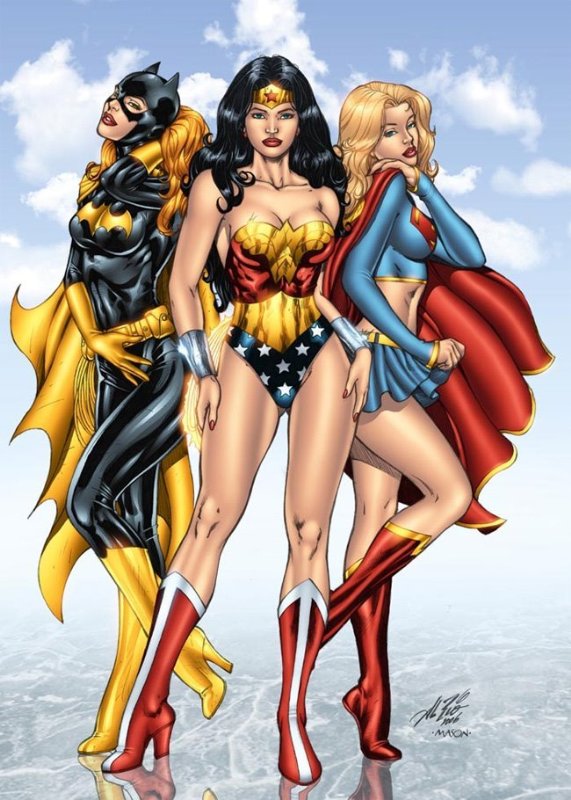 wonder woman supergirl batgirl -