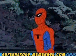 spiderman 1960s gif dancing - Superheroes Memebase.Com