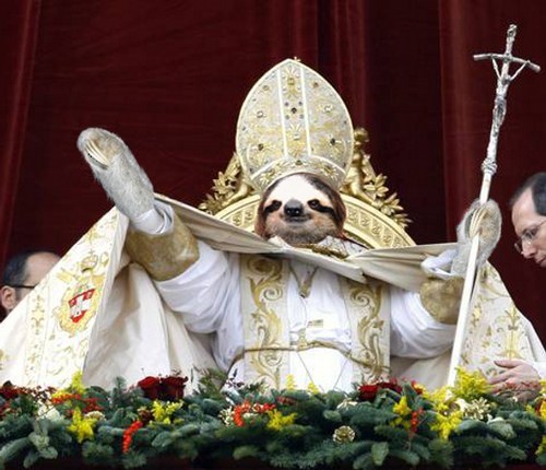 pope sloth