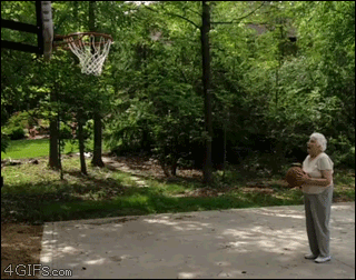 grandma basketball gif - 4GIFS.com