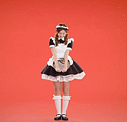 maid dancing gif