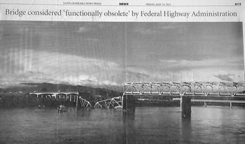 water resources - May Bridge considered 'functionally obsolete' by Federal Highway Administration w
