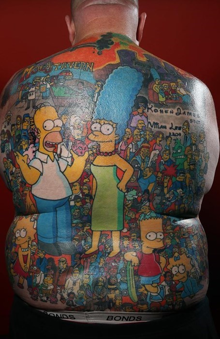 203 Simpsons tattoos